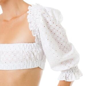Are you am I eyelet top